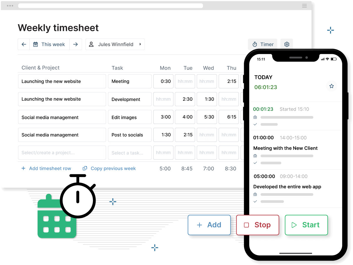 Free Time Tracking for your Projects and Tasks My Hours